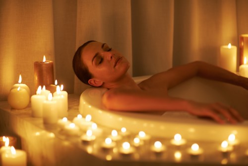 relaxing bath n massage
